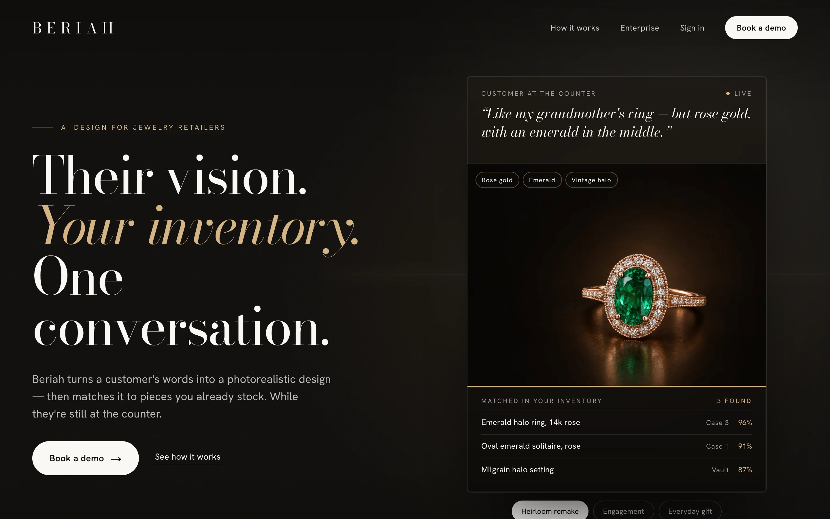 Beriah website