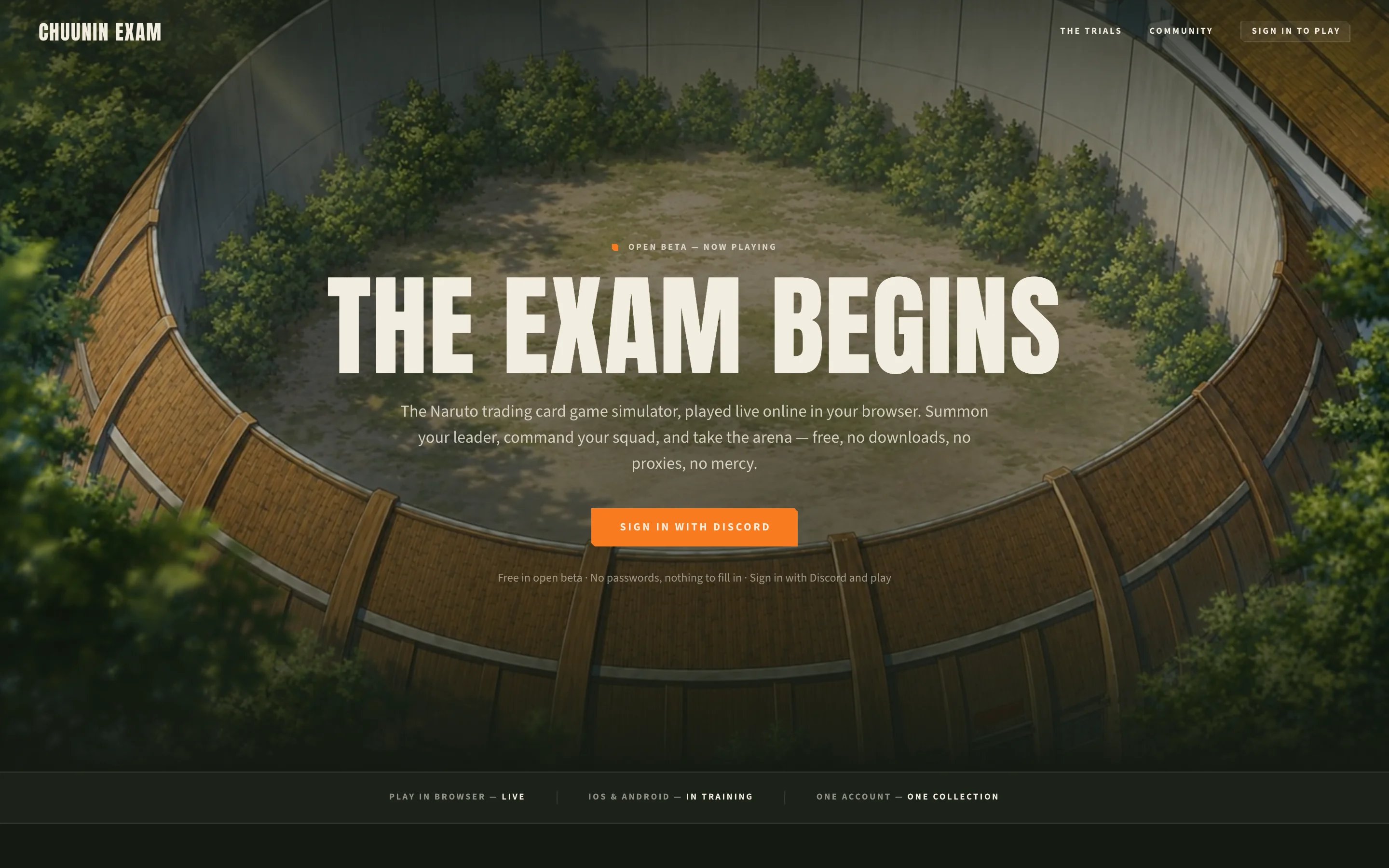 Chuunin Exam website